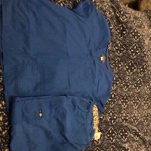Koi scrub set royal blue